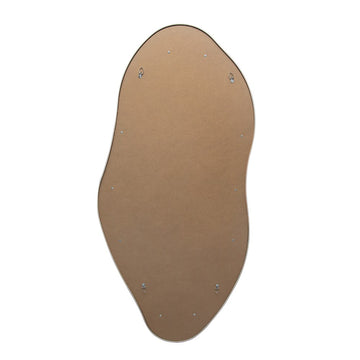 Everly 20 in. W x 42 in. H Large Irregular Framed Decorative Wall Mirror - JONATHAN Y